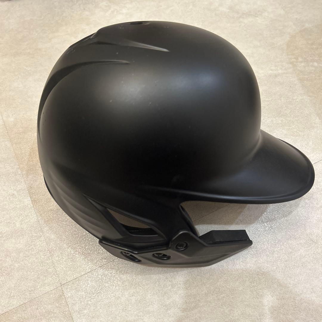 野球　大人軟式用ヘルメット　左打ち用　フェイスガード付