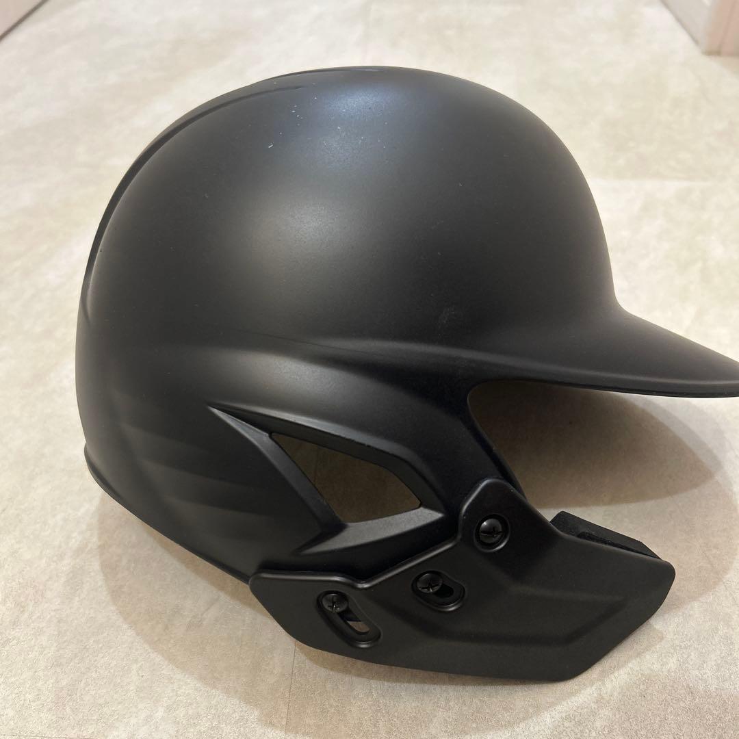 野球　大人軟式用ヘルメット　左打ち用　フェイスガード付