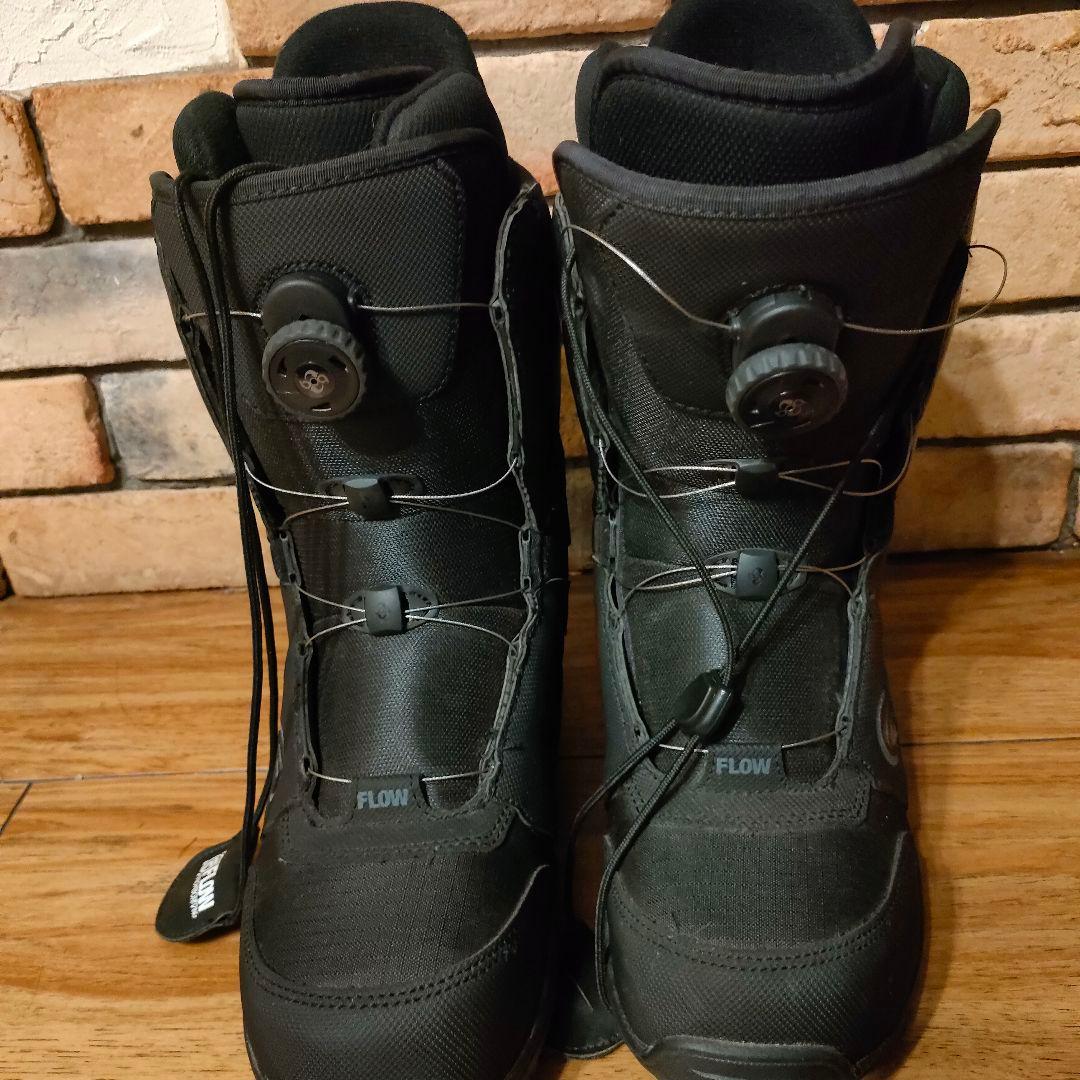 美品 FLOW フロー ECHO BOA エコ ボア スノボ ブーツ 25.5