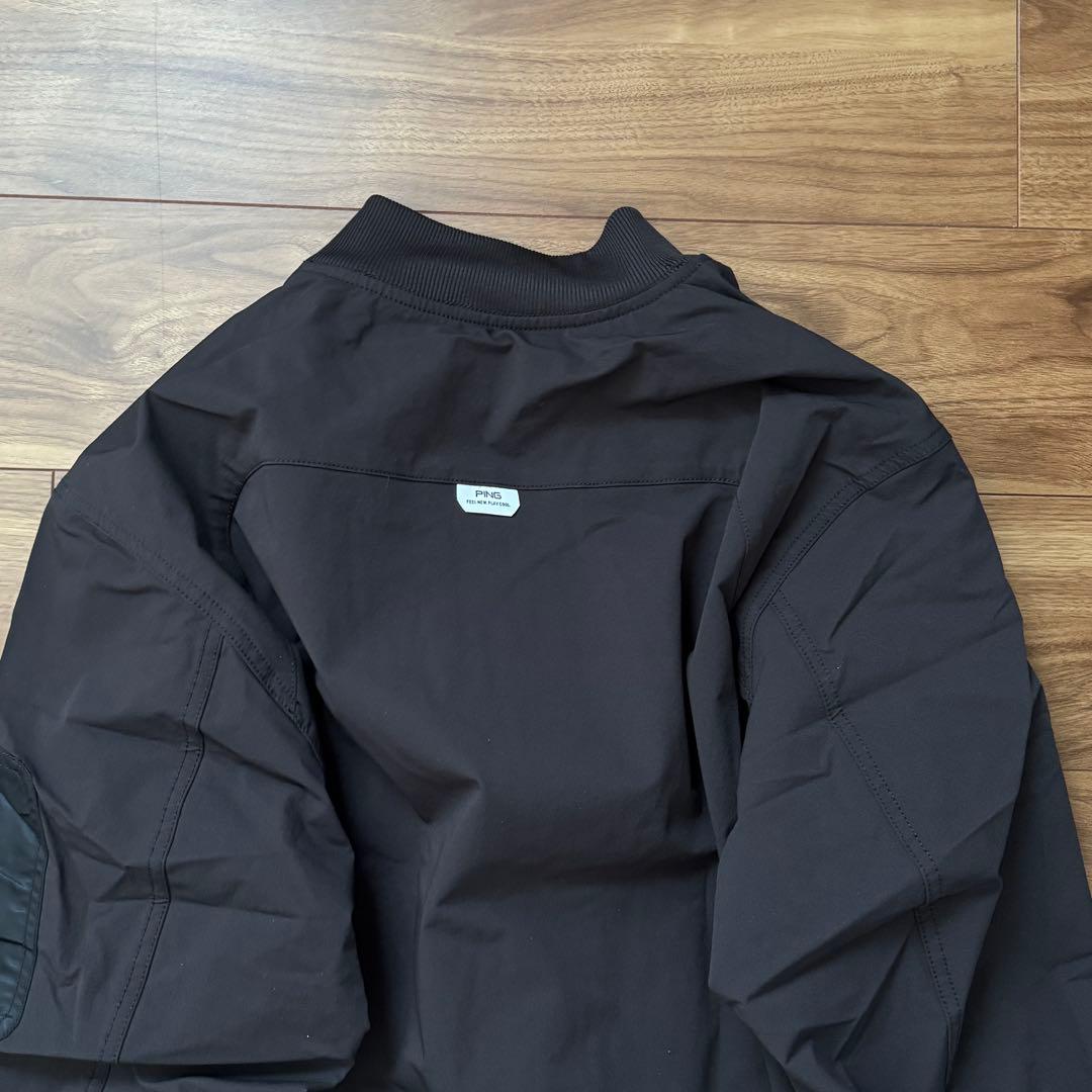 【新品タグ付】PING ゴルフ ブルゾン Mサイズ コーデュラ素材 撥水 黒