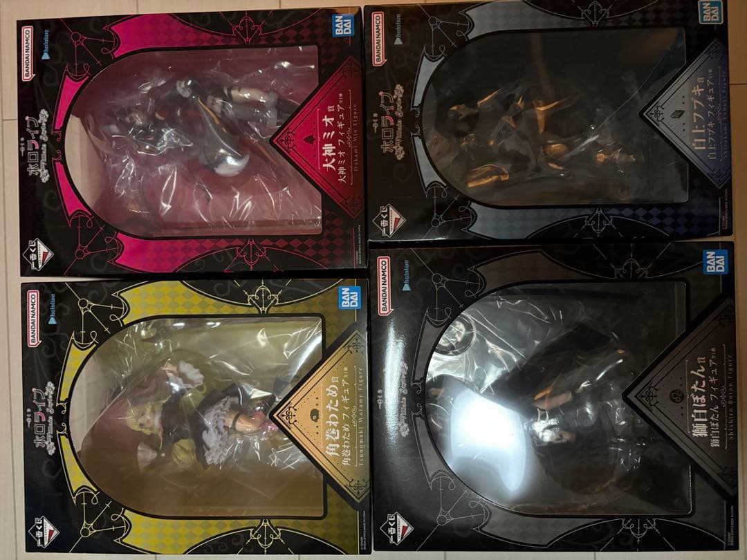 ホロライブ　一番くじ　白上フブキ　角巻わため　大神ミオ　獅白ぼたん　フィギュア賞