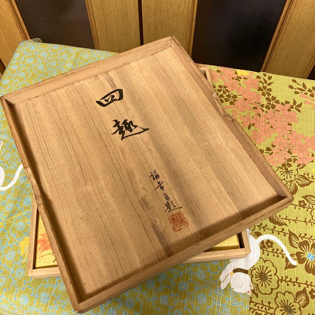 花鳥画色紙四枚　日本画家「小西福年」作