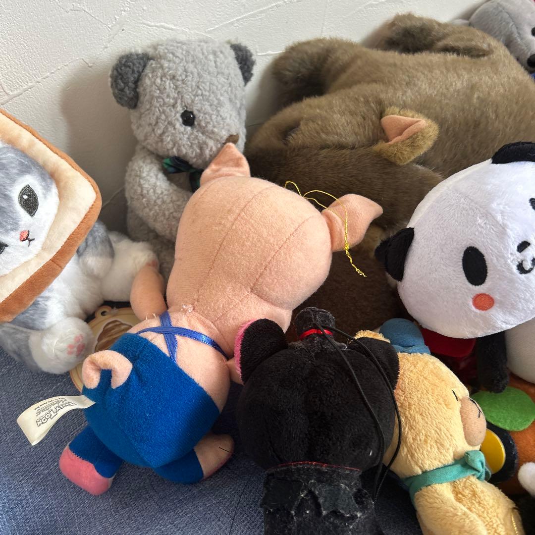 レトロ　ぱらぽぺった ろっぷんぬいぐるみ　モフサンド　にゃんぱいあ　カナヘイ