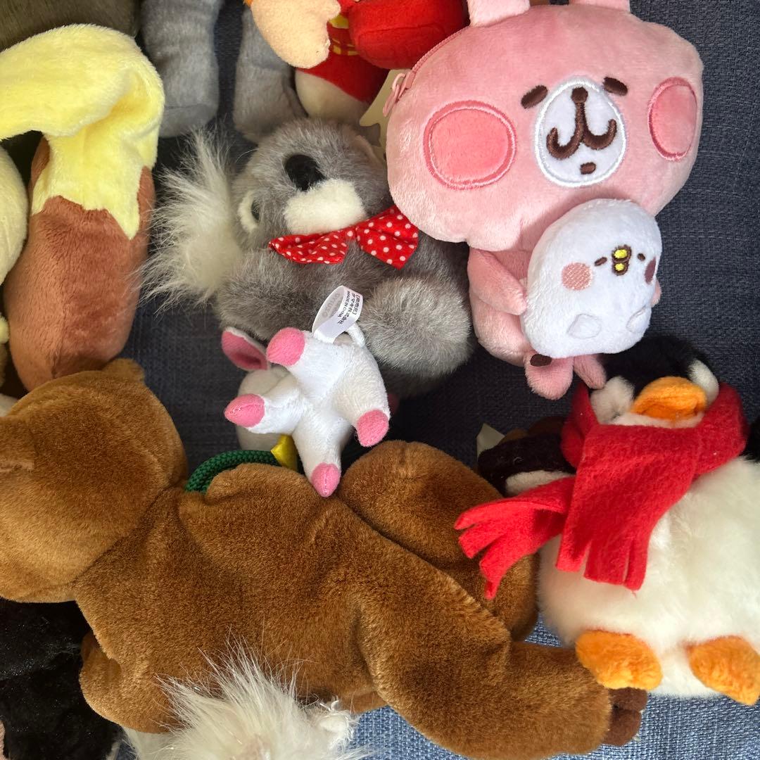 レトロ　ぱらぽぺった ろっぷんぬいぐるみ　モフサンド　にゃんぱいあ　カナヘイ