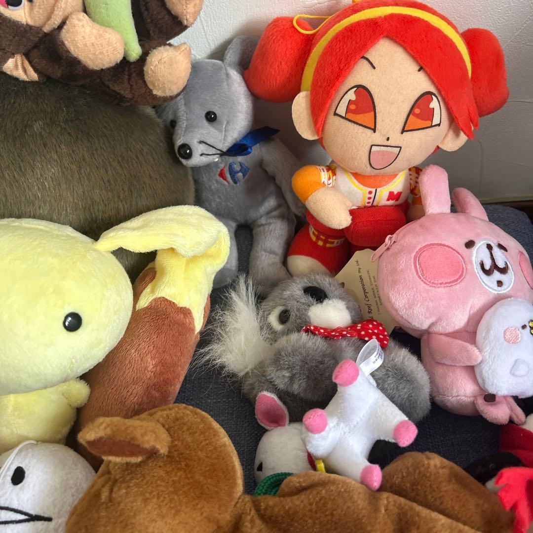 レトロ　ぱらぽぺった ろっぷんぬいぐるみ　モフサンド　にゃんぱいあ　カナヘイ