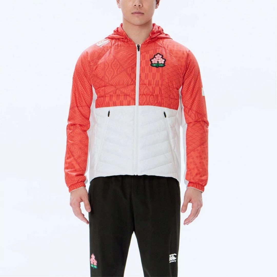 新品タグ付 カンタベリー日本代表JAPAN インサレーションジャケット赤3L