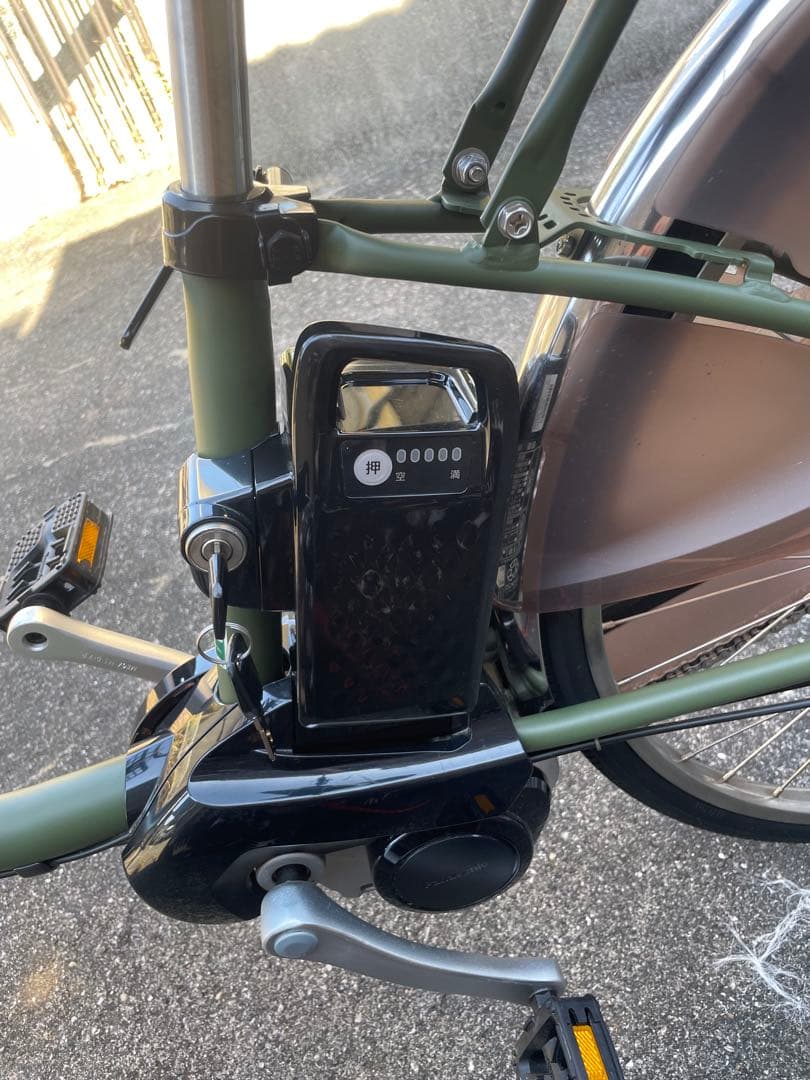 電動アシスト自転車 シティタイプ オリーブグリーン