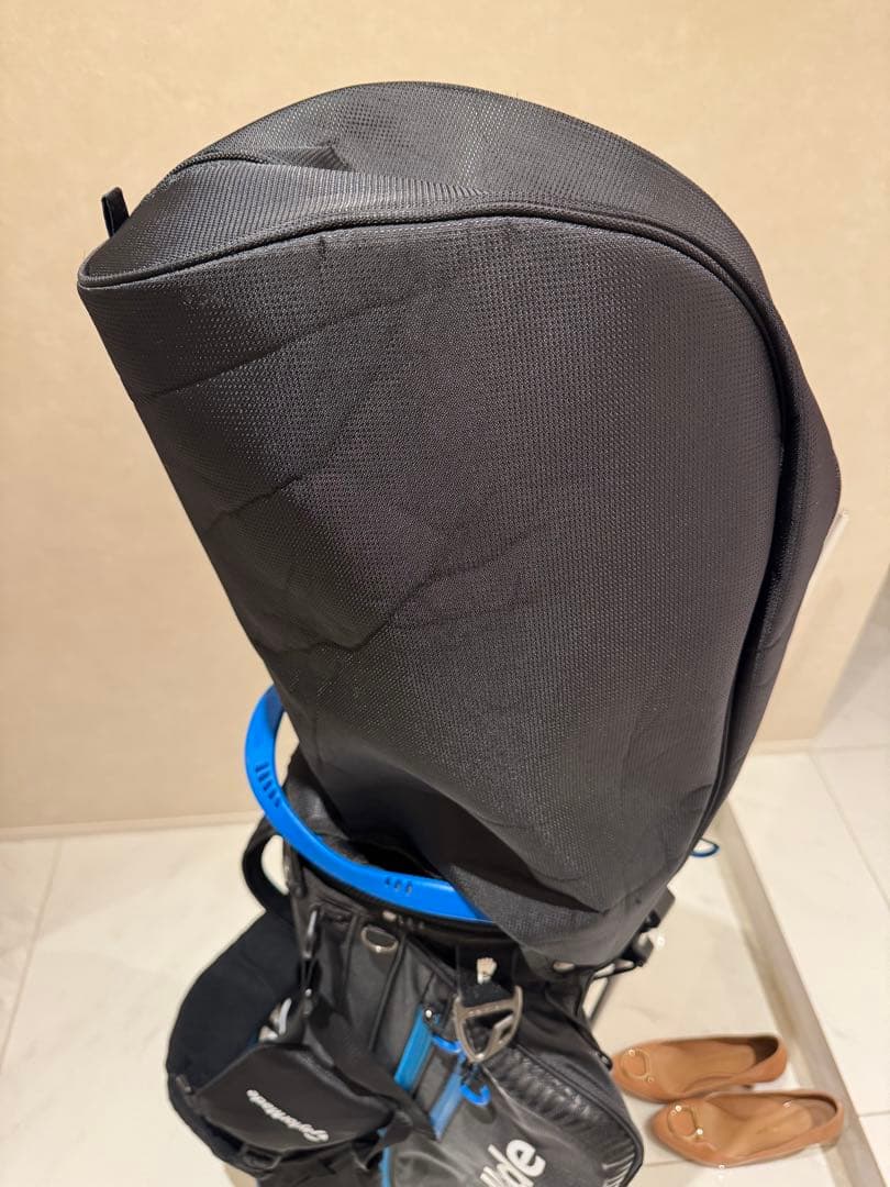 【1回のみ使用】テーラーメイド キャディバッグ ブラック/ブルー