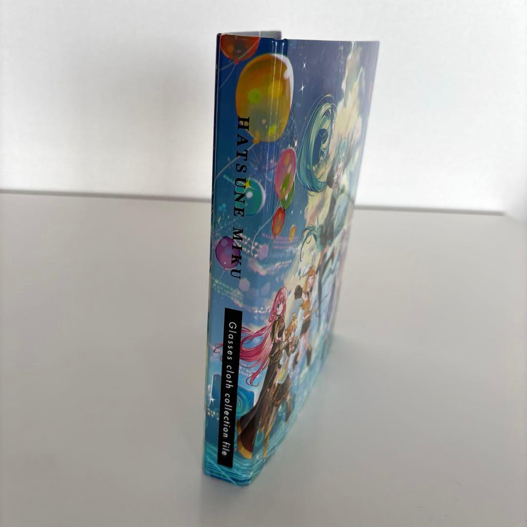 【初音ミク】グラスコレクションファイル＋グラスクロス９枚(未開封)セット