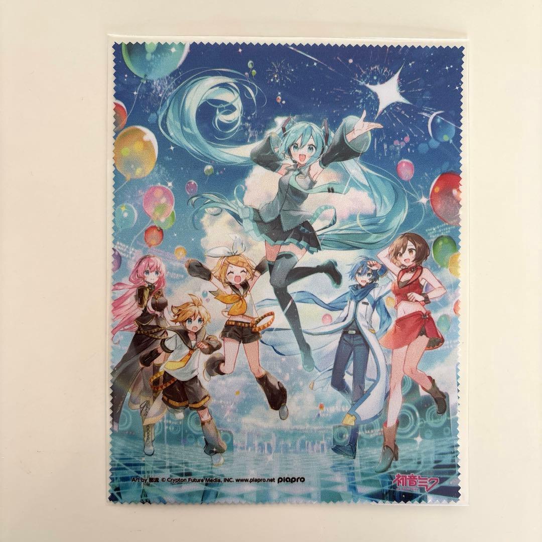 【初音ミク】グラスコレクションファイル＋グラスクロス９枚(未開封)セット