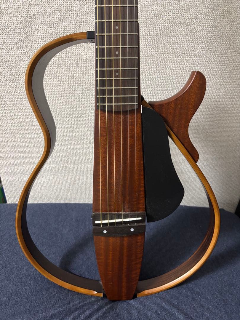 YAMAHA サイレントギター ナチュラル SLG200S NT アダプター付き