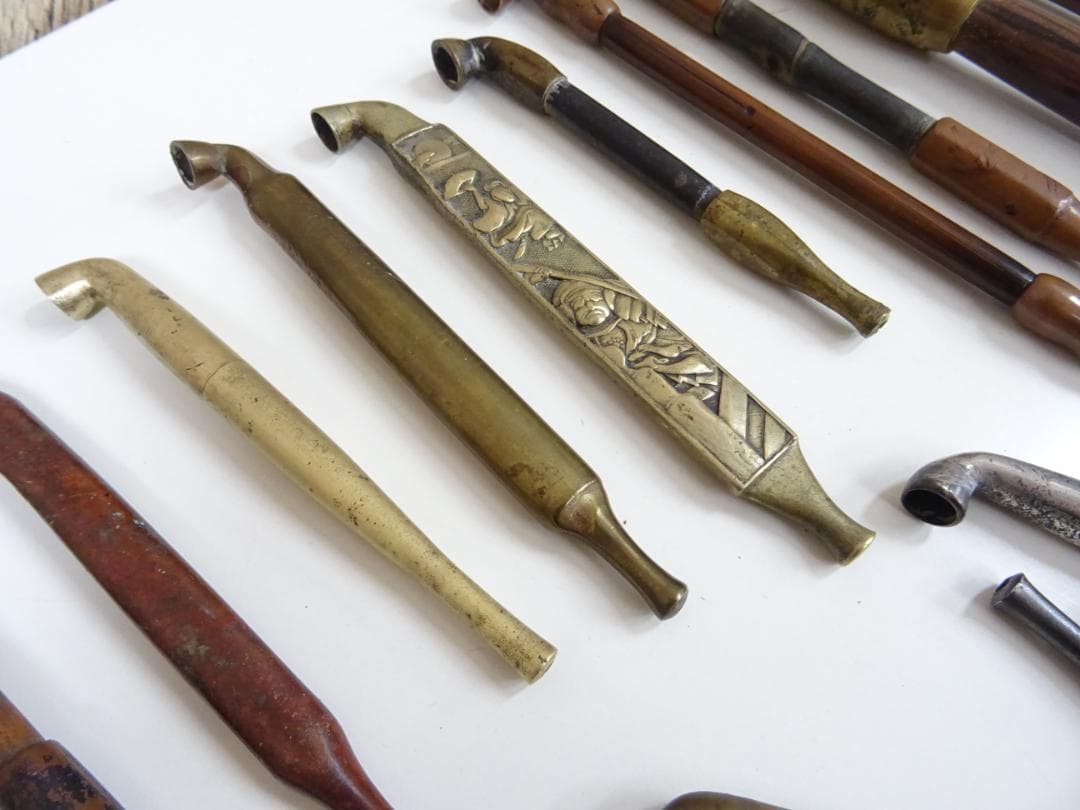 こ*ち様 鹿080 アンティーク キセル 煙管 22点 まとめ売り