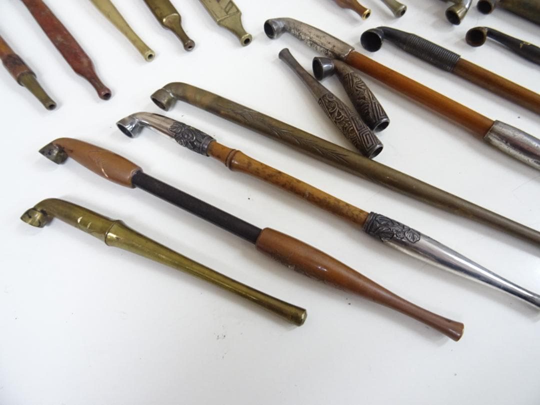 こ*ち様 鹿080 アンティーク キセル 煙管 22点 まとめ売り