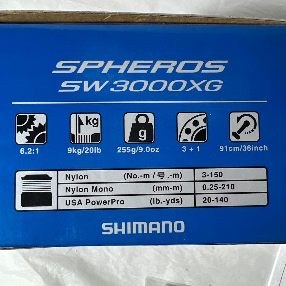 シマノ リール スフェロス SW 3000XG SHIMANO