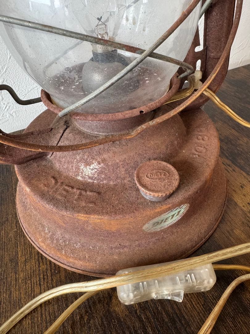 dietz ブリザード　電球仕様　コンセント　ランタン　ライト　廃盤　レア