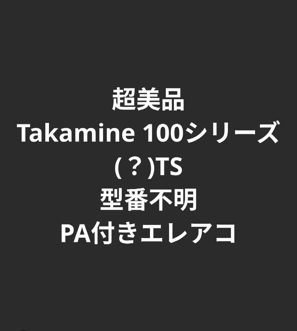 超美品 Takamine 100シリーズ(？)TS 型番不明 PA付きエレアコ