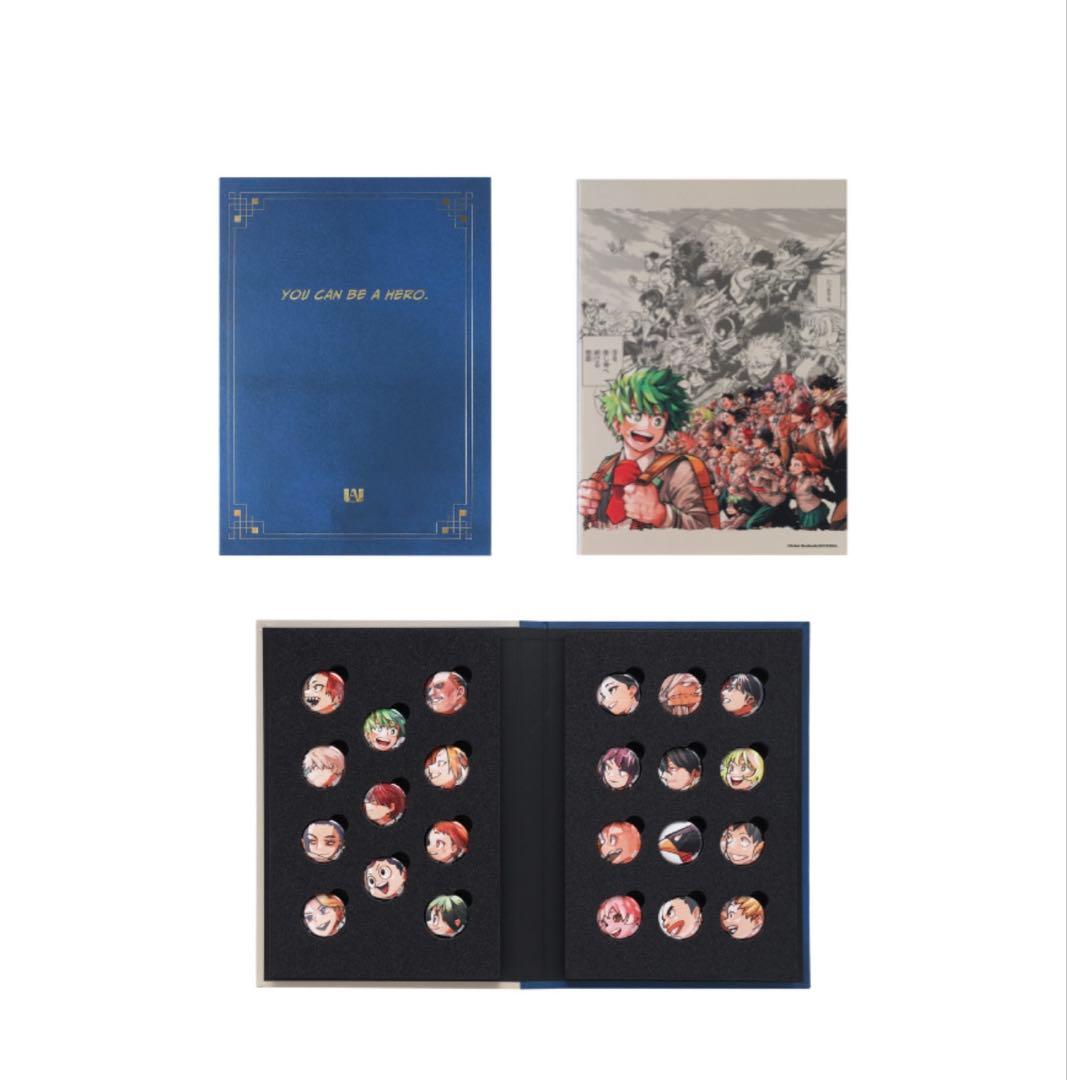 僕のヒーローアカデミア スペシャルディスプレイ缶バッジBOOK premium