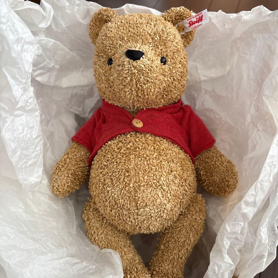 新品☆シュタイフ 95周年記念 くまのプーさん 30cm