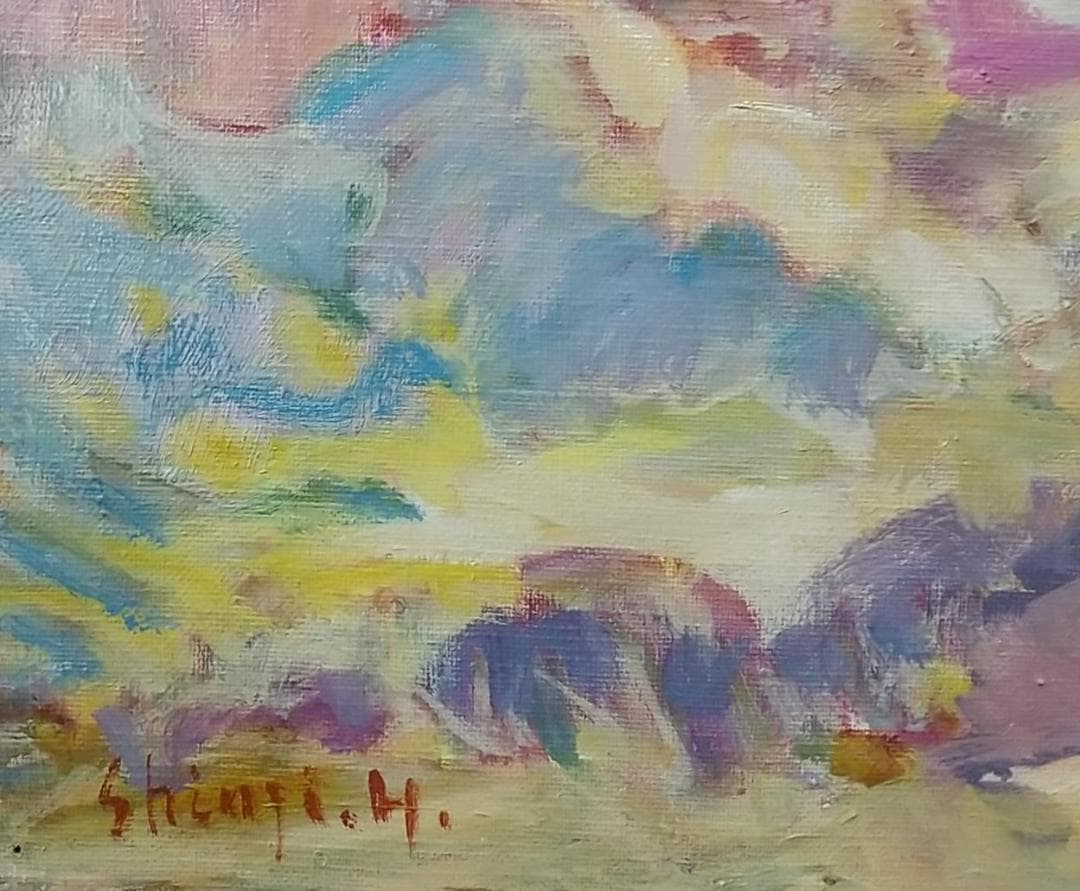 絵画「湘南の午後」P8 油絵