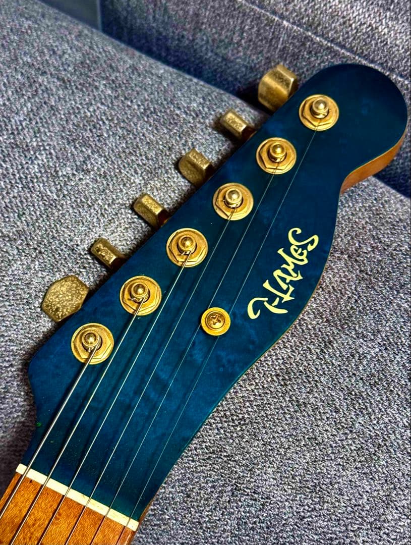 Flames フレイムス テレキャスターシンライン 国産工房製ギターハンドメイド