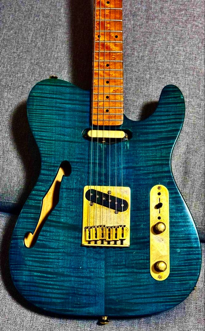 Flames フレイムス テレキャスターシンライン 国産工房製ギターハンドメイド