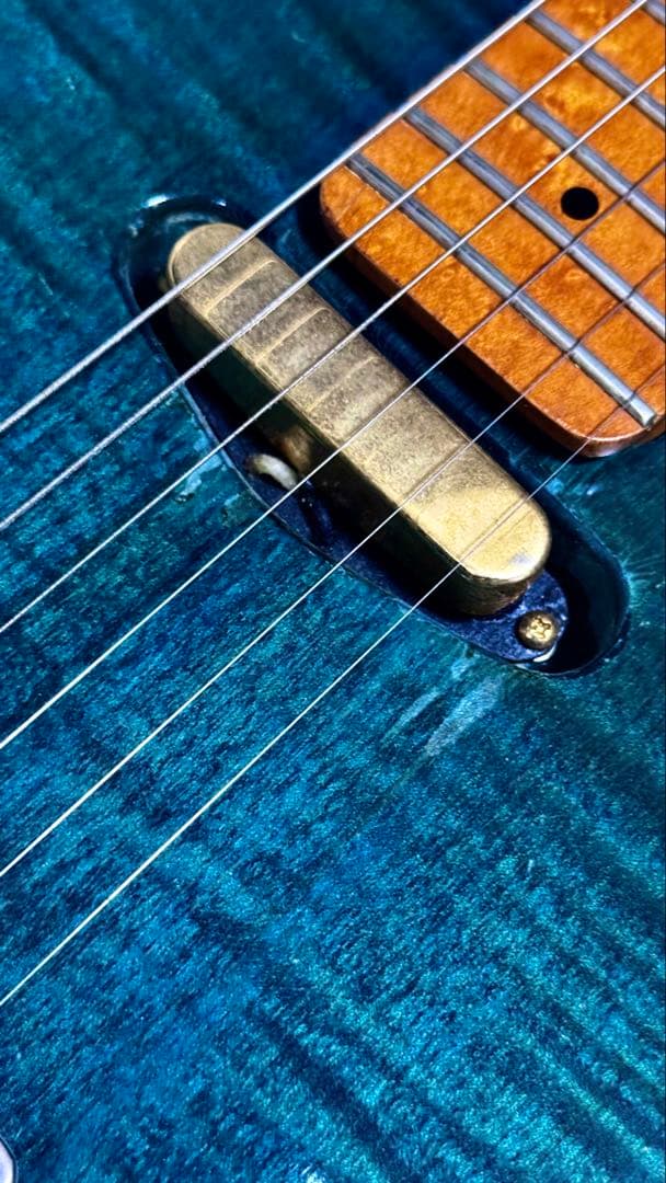 Flames フレイムス テレキャスターシンライン 国産工房製ギターハンドメイド