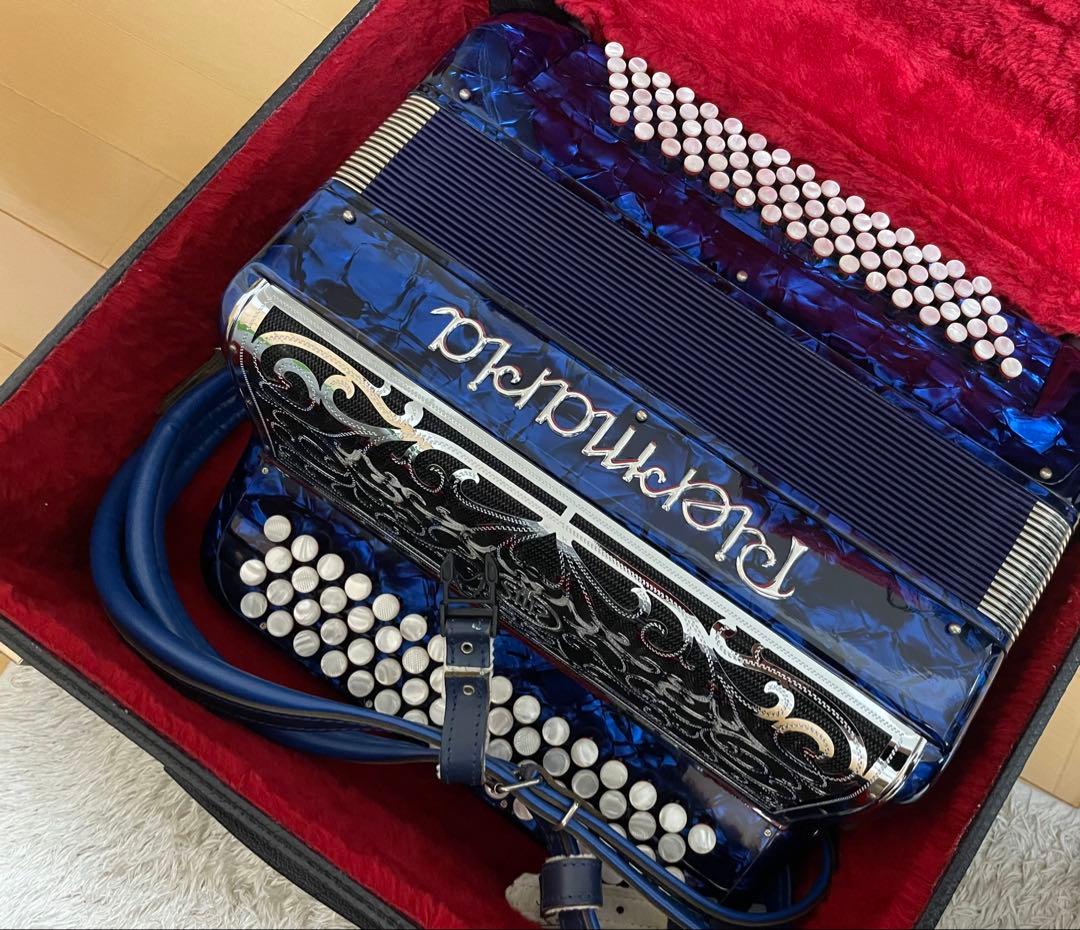 ヒ*ム様 ⭐︎超美品⭐︎Piermaria ボタン式アコーディオン ハードケース