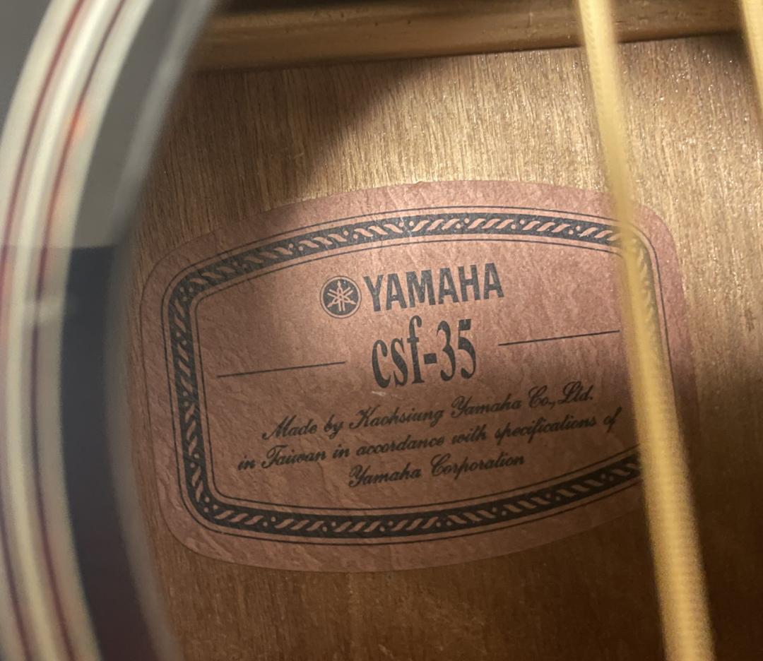 h*i様 YAMAHA　CSF35　アコギ（ボディ小ぶり）＋スタンド