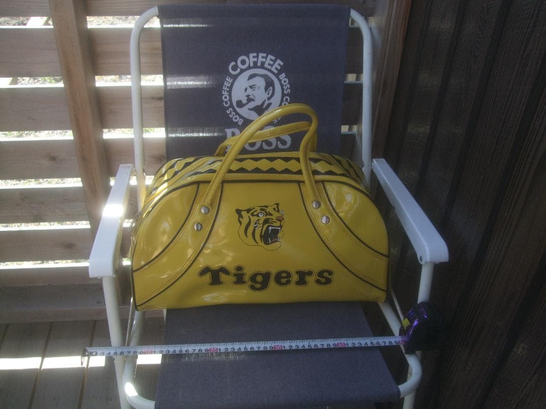 昭和レトロ★ 阪神タイガース　ボストンバッグ ★タグ付き未使用