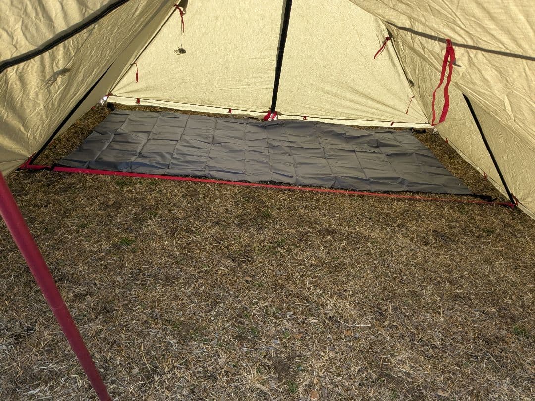 FIELDOOR　フォークテント280 TC プラス　グランドシート＆ポール付き