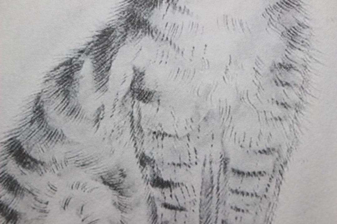 藤田嗣治 エスタンプリトグラフ 猫の本より「クレオパトラ」 75部限定 4/75