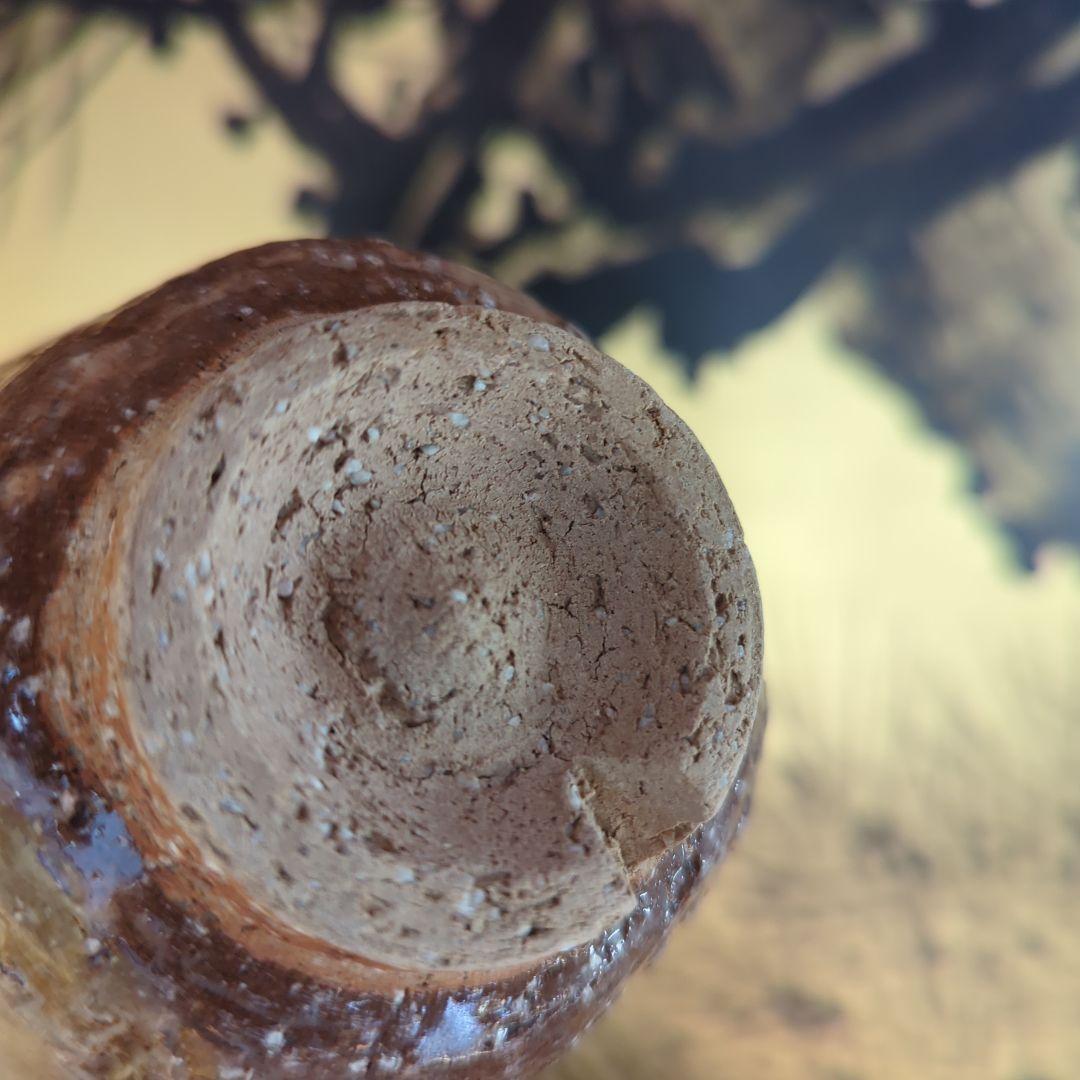 陶芸　茶道具　萩焼　名工　波多野善蔵　割高台汲出碗揃（湯呑み）五客【共箱栞付】