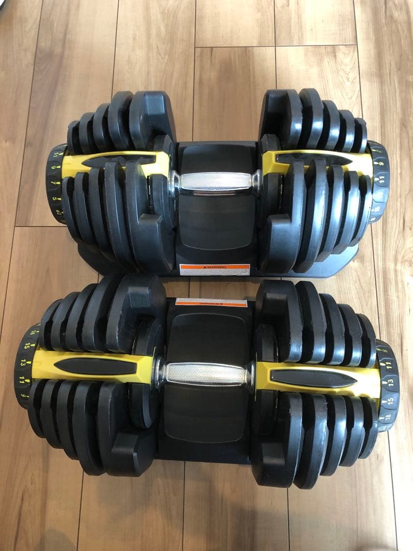 10/18限定値下げ！【美品】可変式ダンベル 40kg ① ※2個セットでの販売