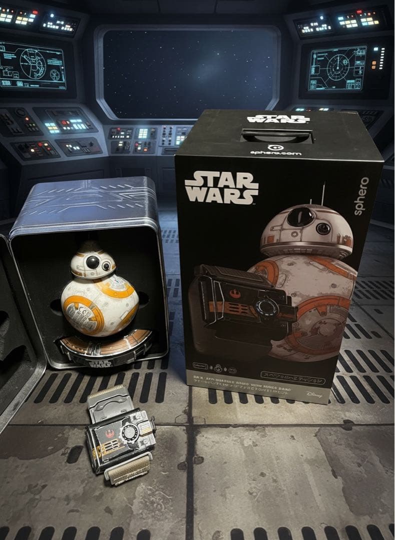 STAR WARS BB-8 ロボット2つ コントローラーとフォースバンド付き