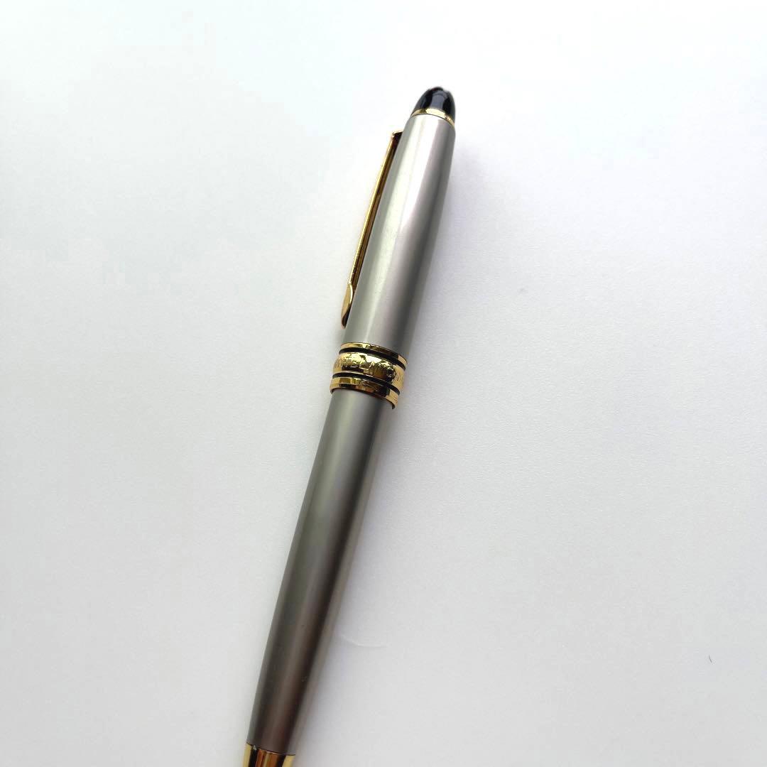 MONTBLANC マイスターシュテック　ボールペン　シルバー×ゴールド