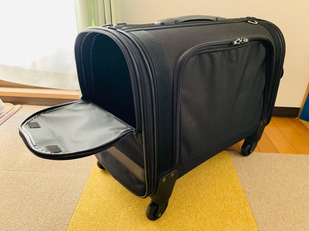 美品 OFT ペット キャリーバッグ L 12kgまで対応 3WAY キャスター