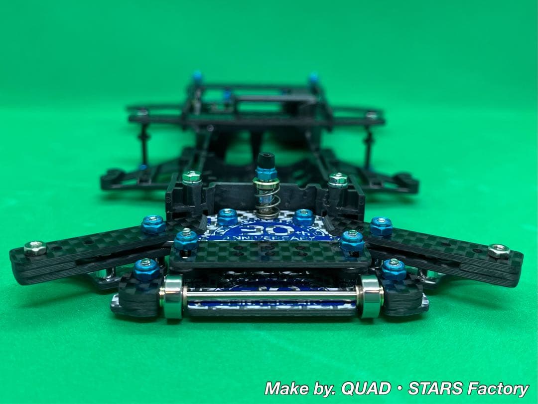 【ミニ四駆・FM-A用】1軸アンカー＋リヤスキッドローラー【30周年】