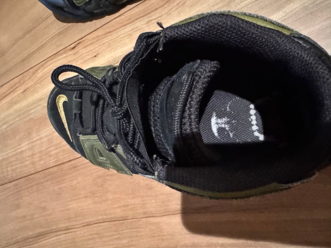 Nike Air More Uptempo シューズグリーン&レッド25cm