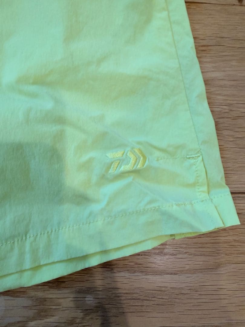 Daiwa イエロー Lサイズ ハーフパンツ