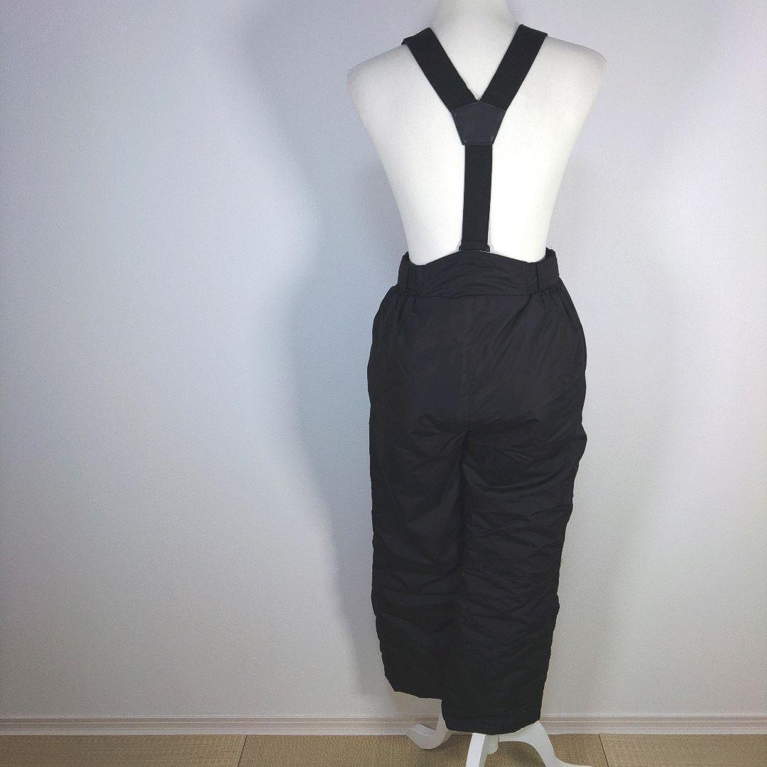 スキーウェア　上下　150cm　男の子　キッズ　子供　ブルー　ブラック　ニット帽