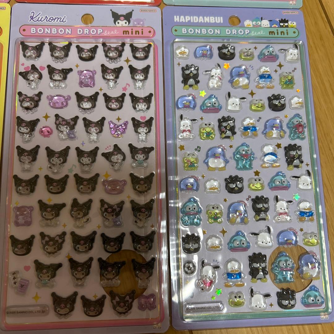 サンリオ ボンボンドロップシール ミニ 全種類 正規品 まとめ売り