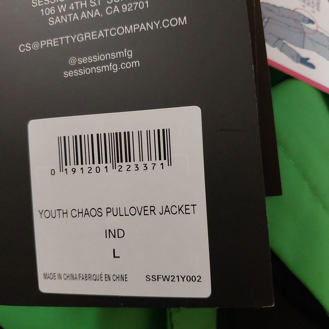 セッションズ スノボジャケット ジュニアL 150センチ相当 SESSIONS