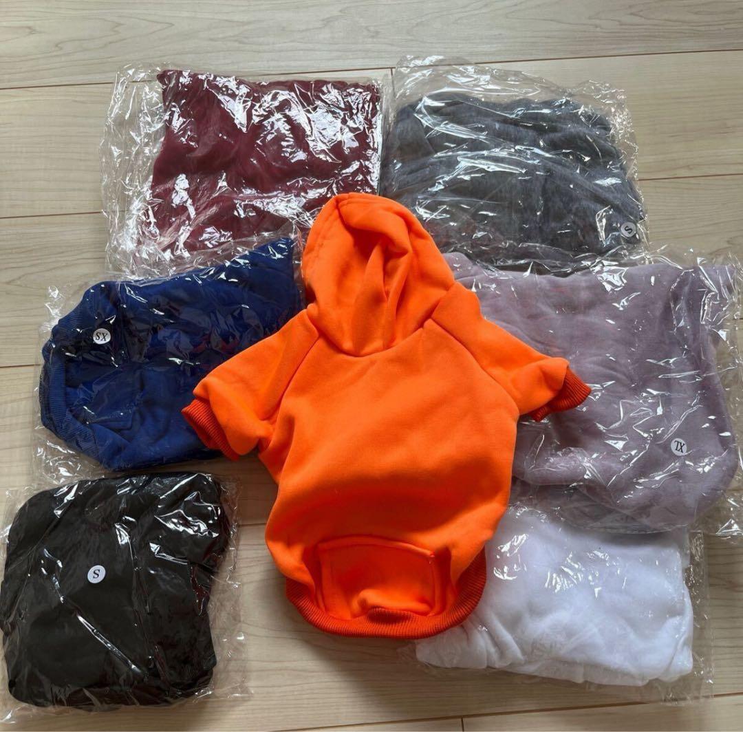 新品 600点 犬服 パーカー 帽子 ジャケット XS〜2XL まとめ