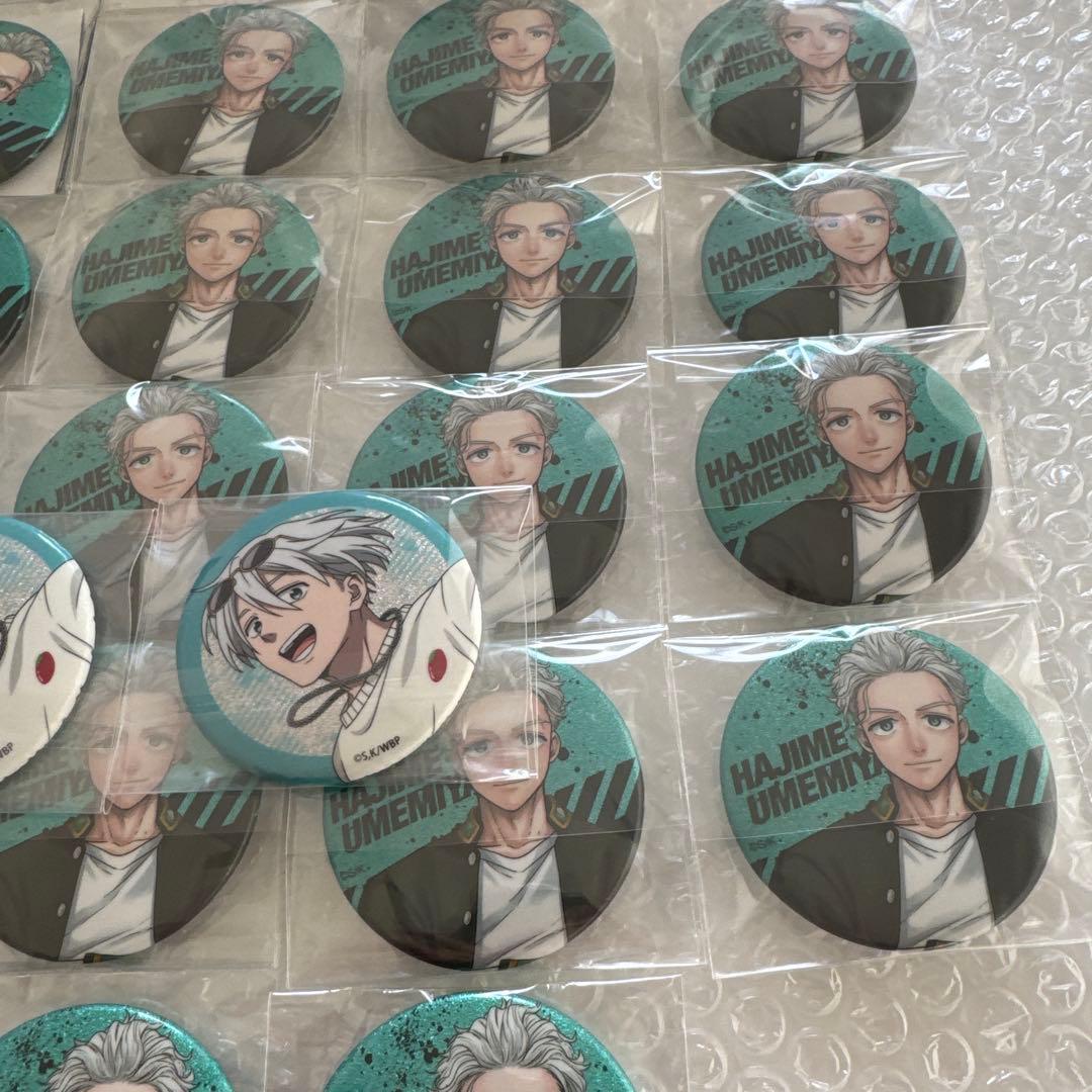 ウィンブレ 梅宮一 ウィンブレ展 WIND BREAKER 缶バッジ ホロ缶