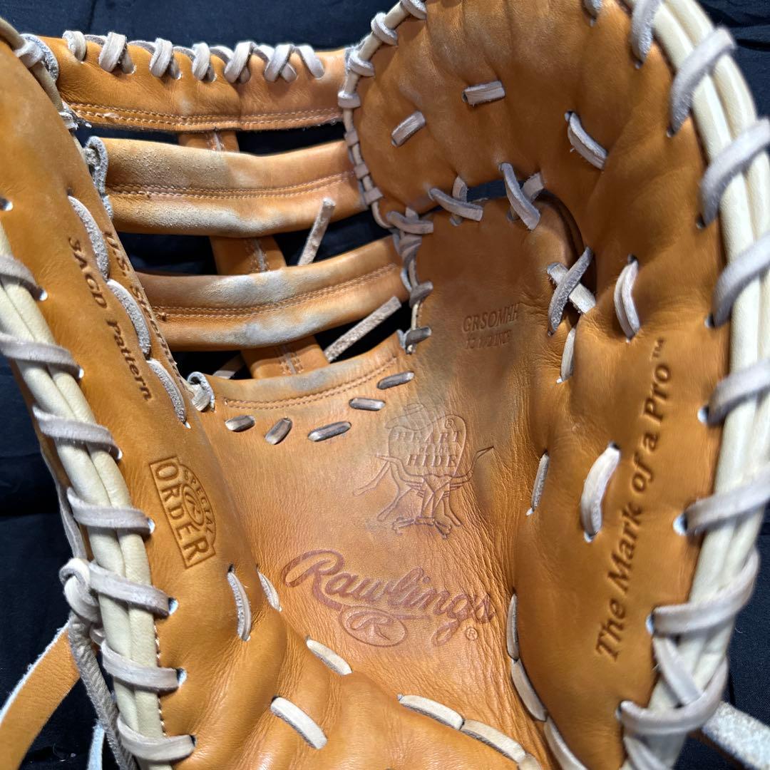 値下げ不可【中古】ローリングス　一般軟式オーダーファーストミット(13 1/2)