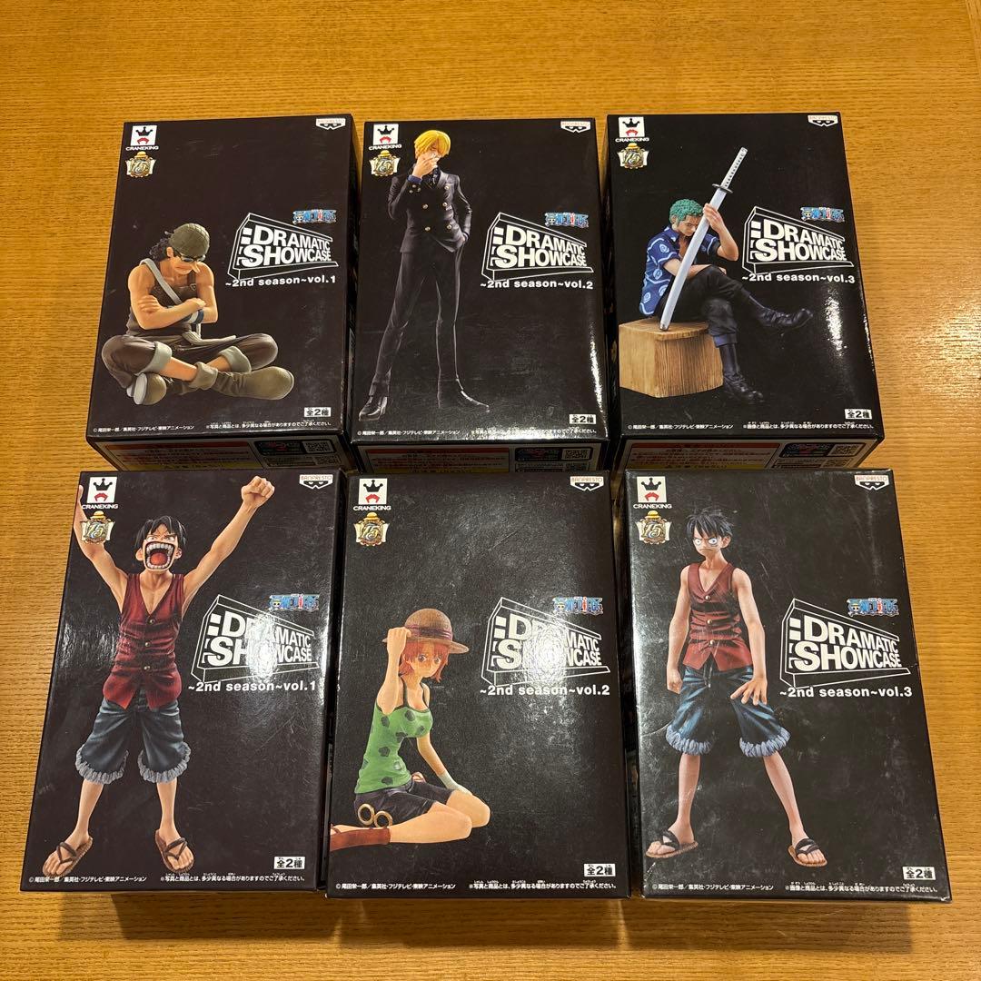 ワンピース DRAMATIC SHOWCASE 2nd 全6種 新品セット‼️