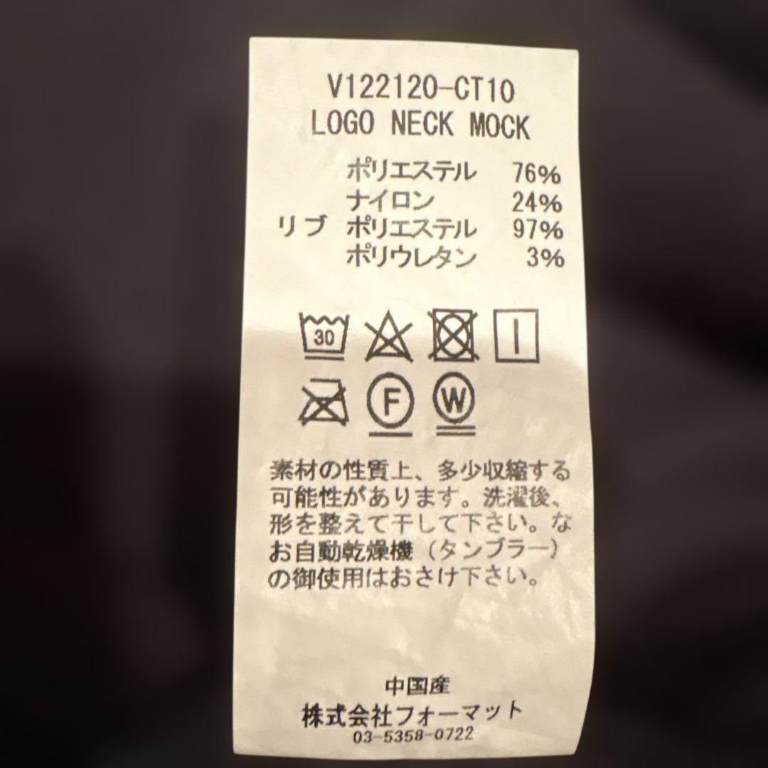 VTWELVE ブラックモックネック長袖シャツサイズXXL