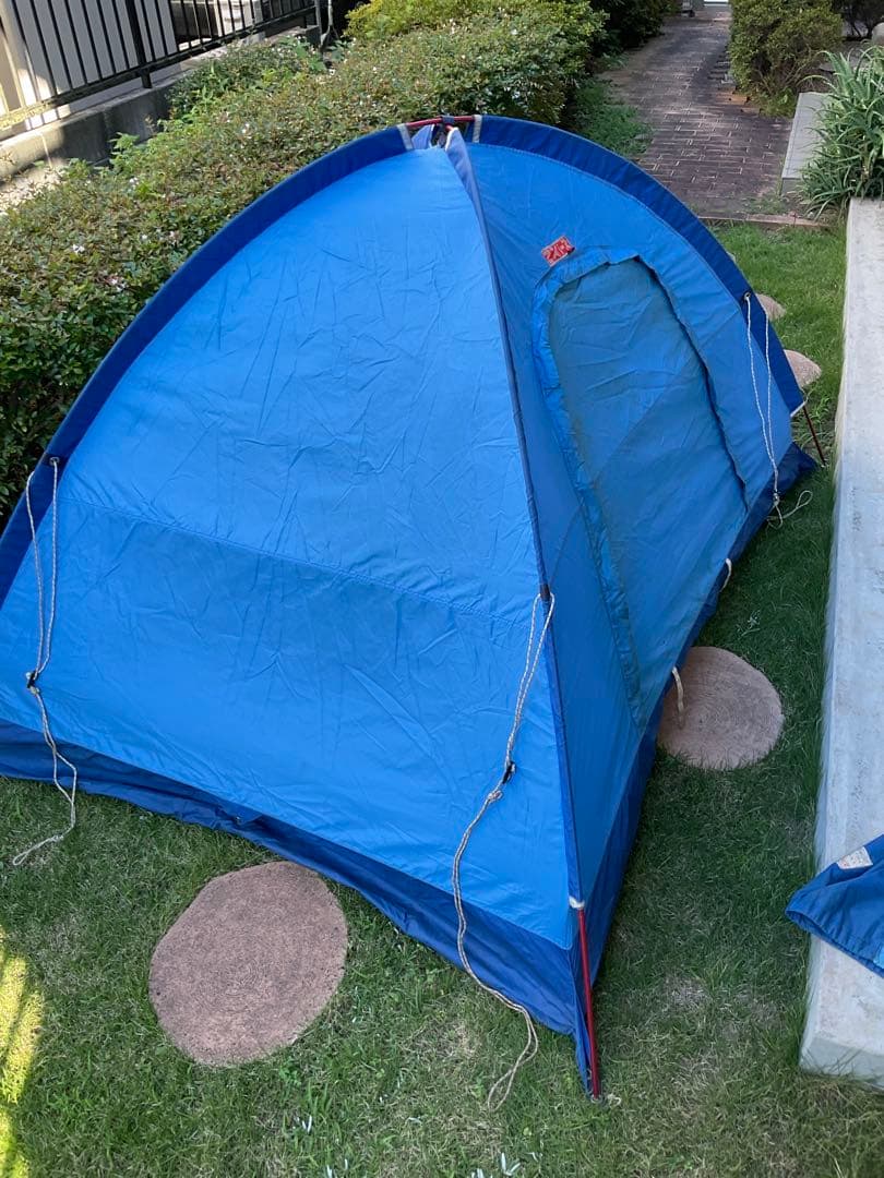 青いエスパース ヘリテイジ社 テント 2〜3人用
