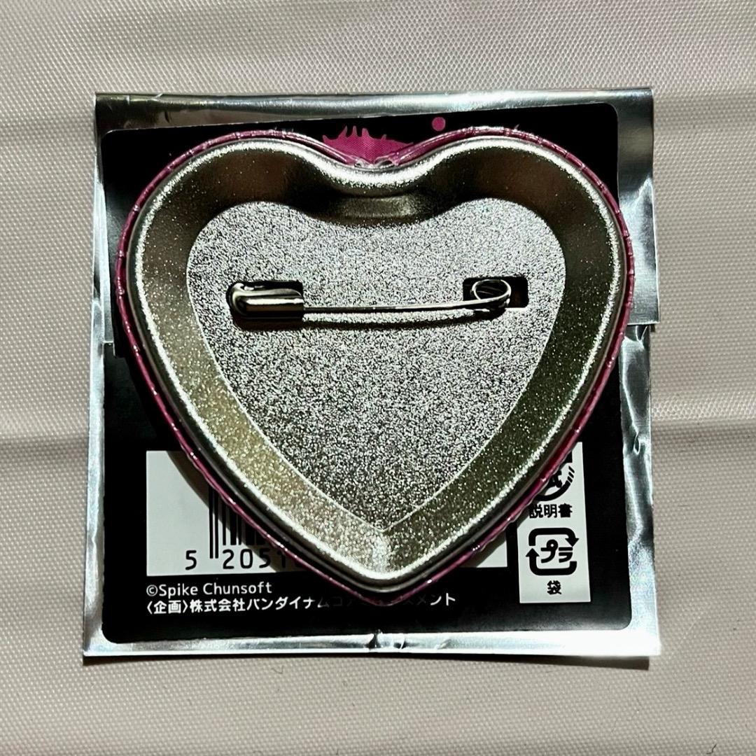 ダンガンロンパ 赤松楓 テレ顔ハート缶バッジ