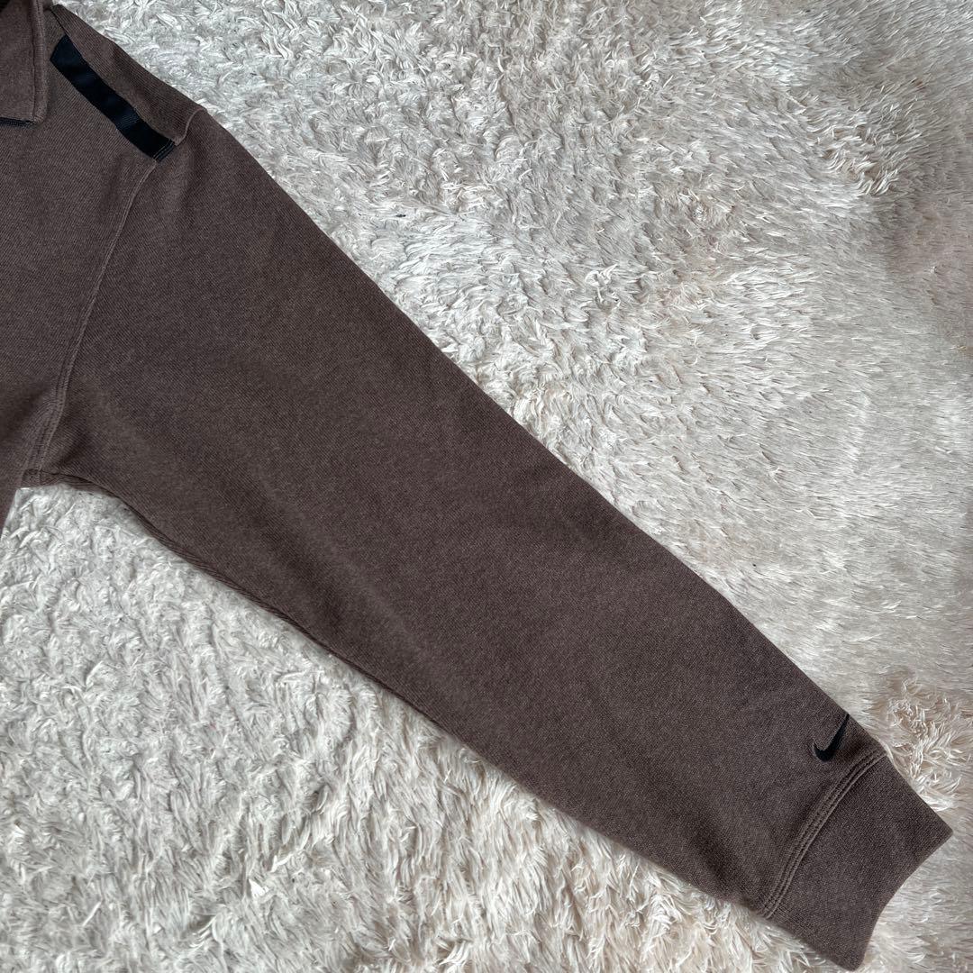 ナイキゴルフ/ハーフジップスウェット/茶系